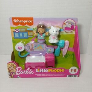 Fisher Price Little People Barbie Veterinarian Playset NEW